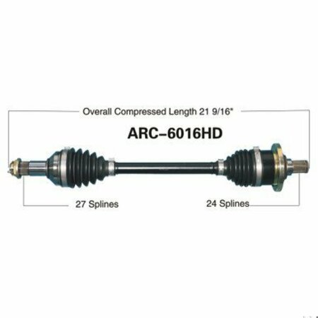 WIDE OPEN Heavy Duty CV Axle for ARCTIC HD FRONT RIGHT 400/450/500/550/650/700/1 ARC-6016HD